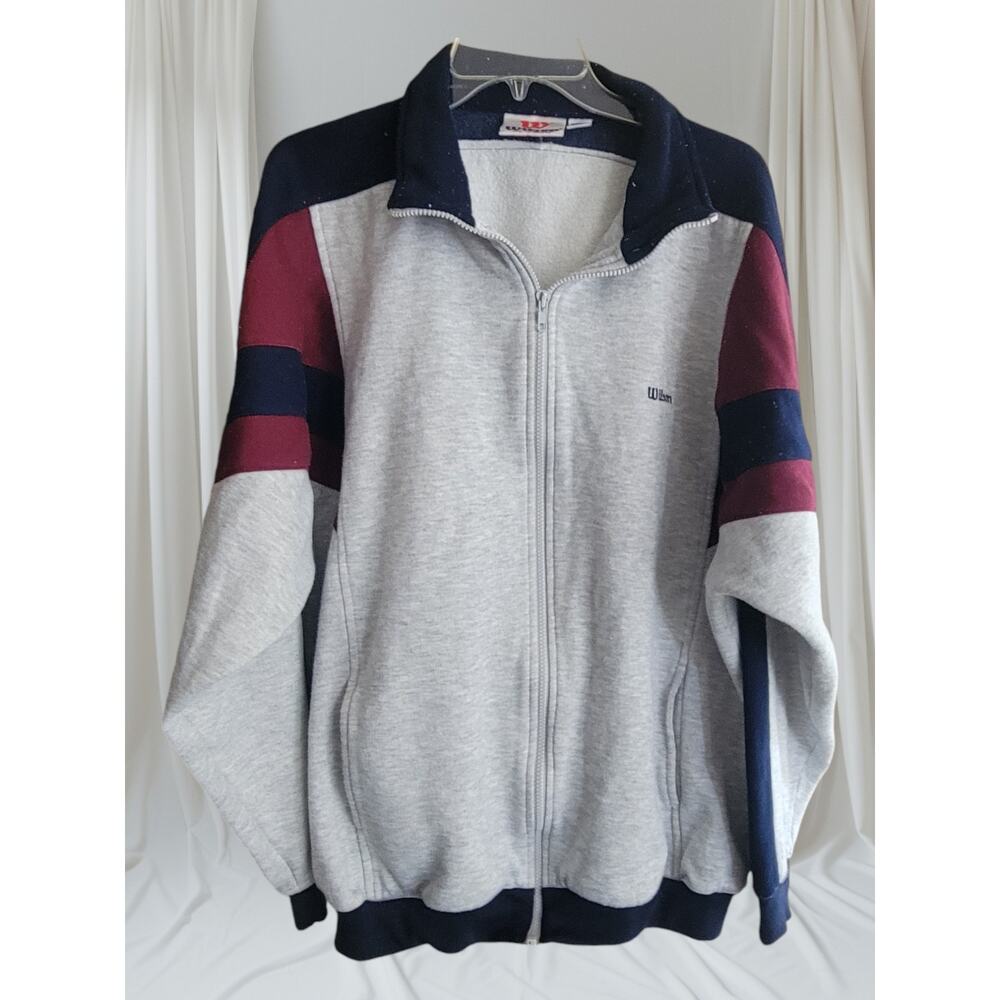 Mens Wilson Jacket Size XXL Full Zip Dual front pockets Athleisure Comfort